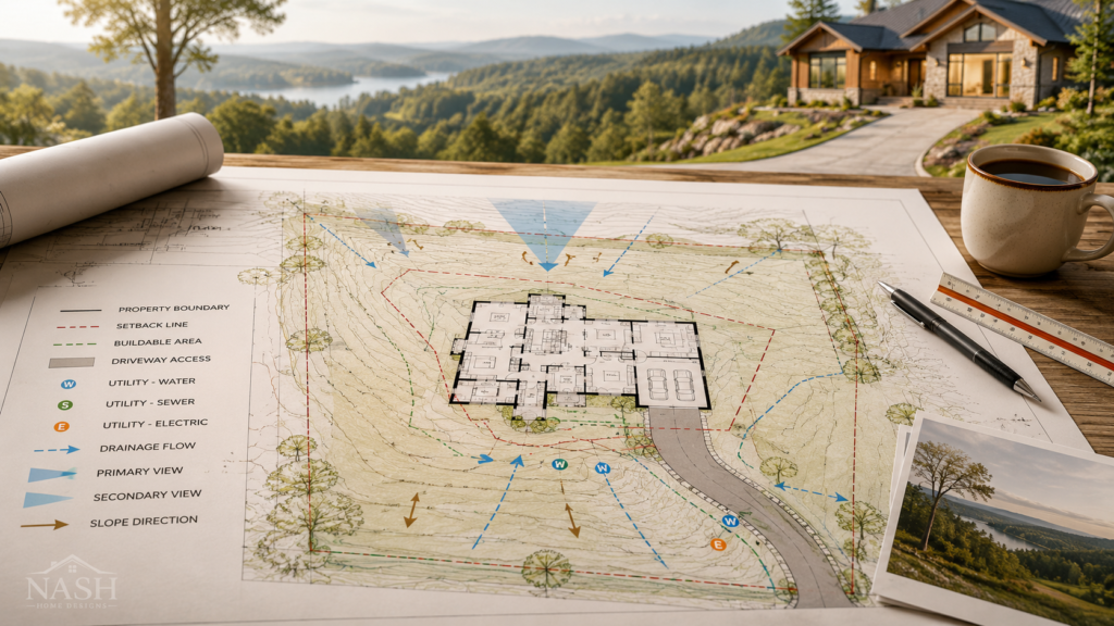 Let The Land Guide The House Plan Before Final Design