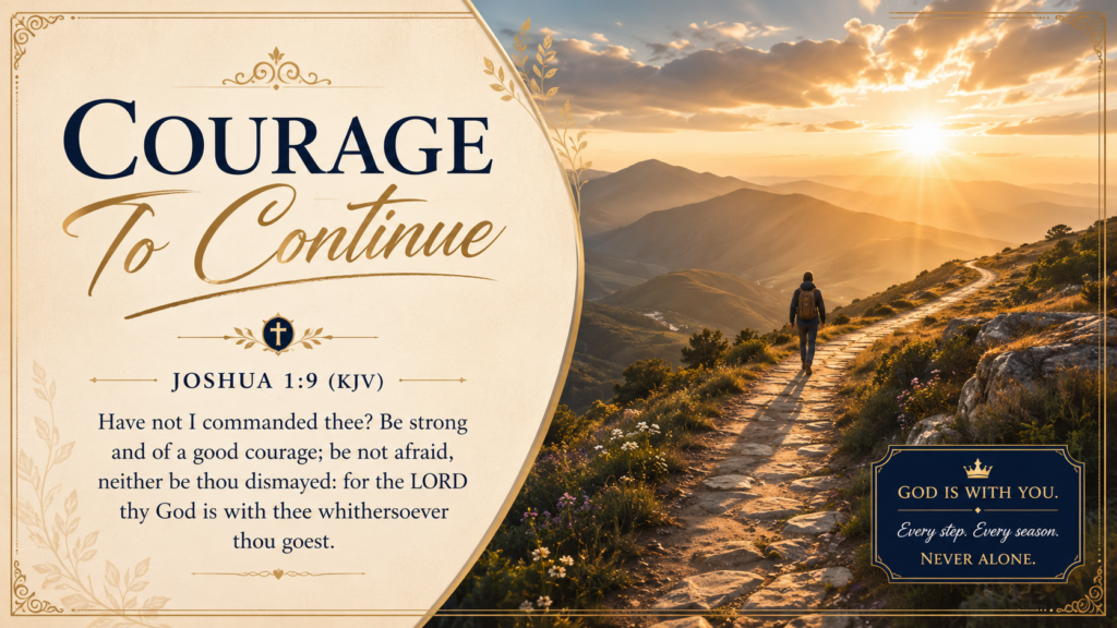 Daily Inspiration: Courage To Continue