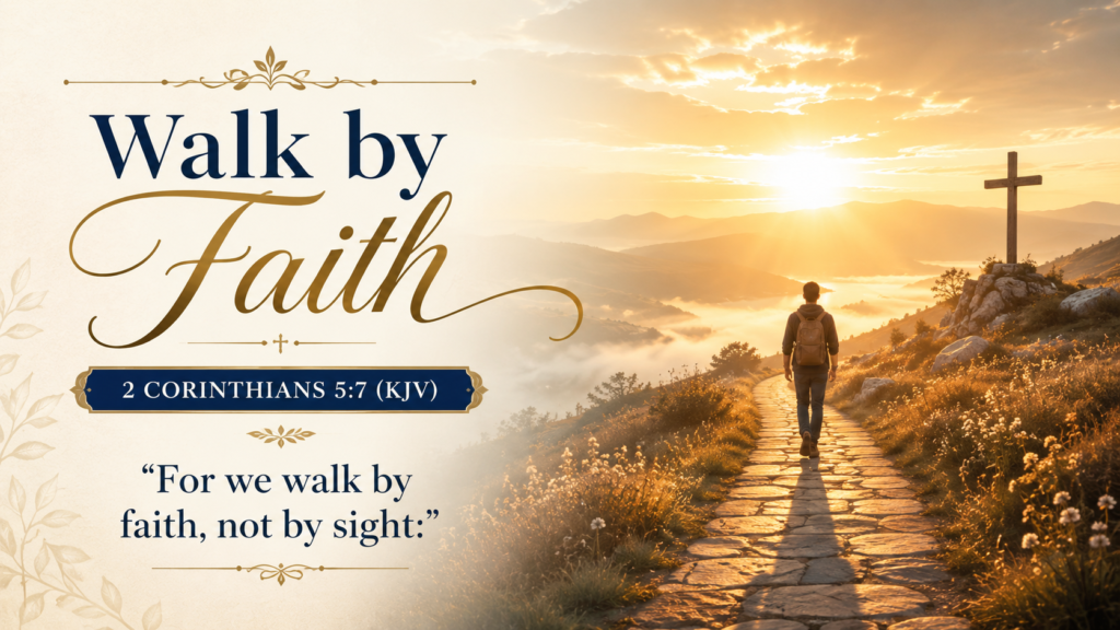 Daily Inspiration: Walk By Faith
