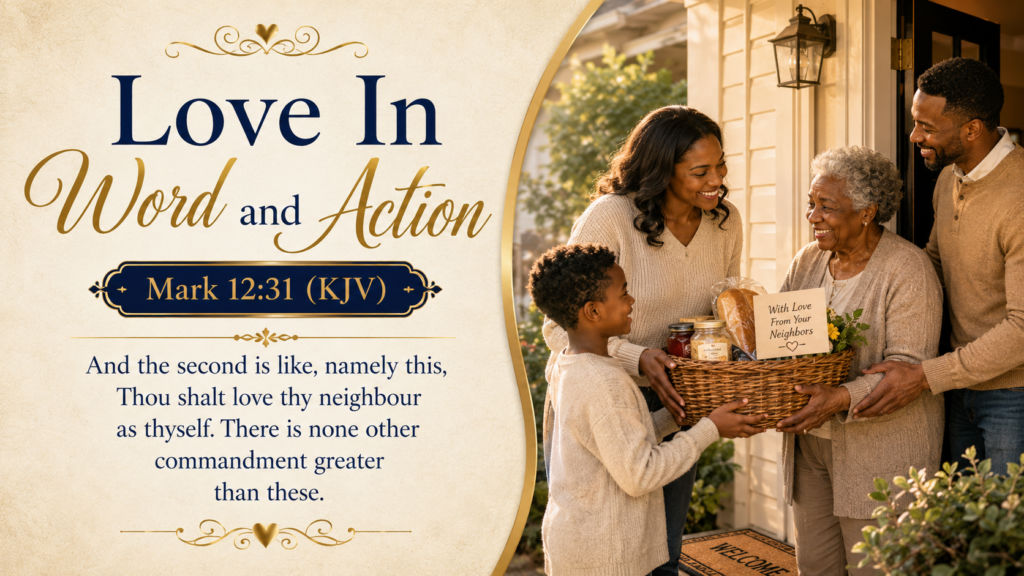 Daily Inspiration: Love In Word And Action