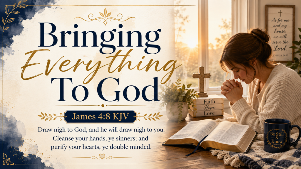 Daily Inspiration: Bringing Everything To God