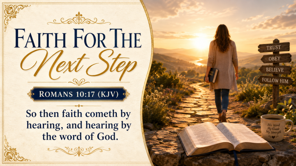 Daily Inspiration: Faith For The Next Step