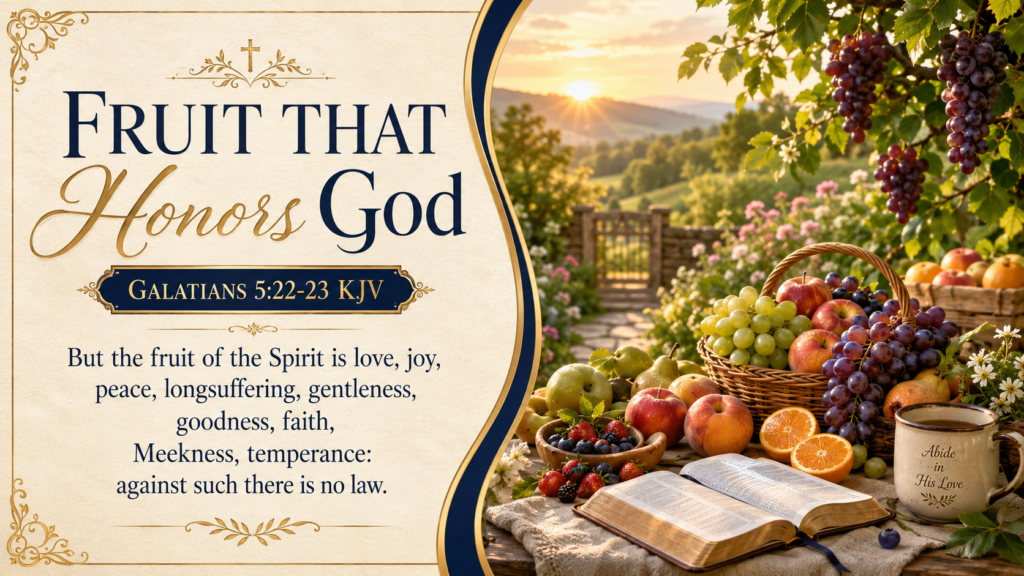Daily Inspiration: Fruit That Honors God