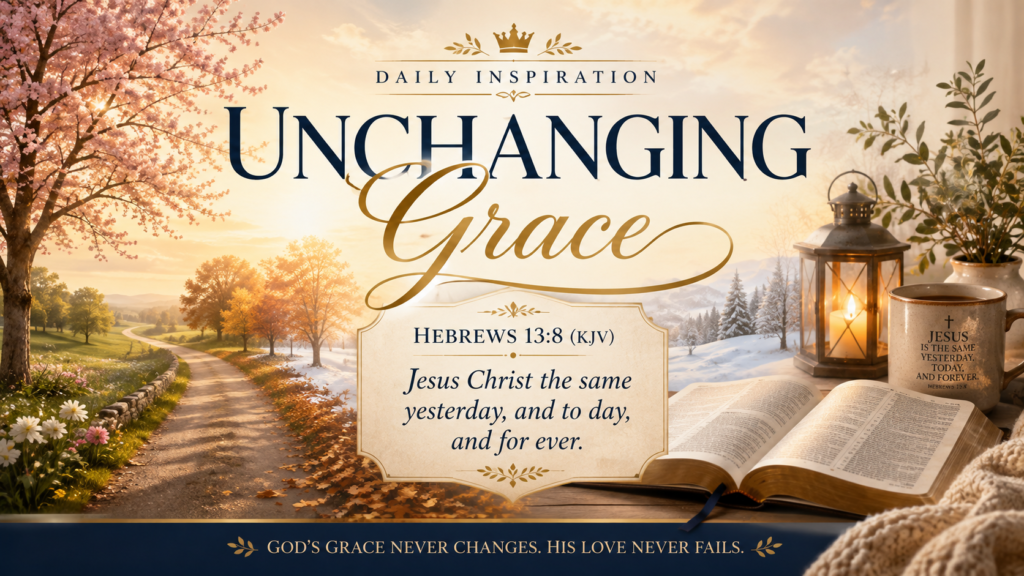 Daily Inspiration: Unchanging Grace