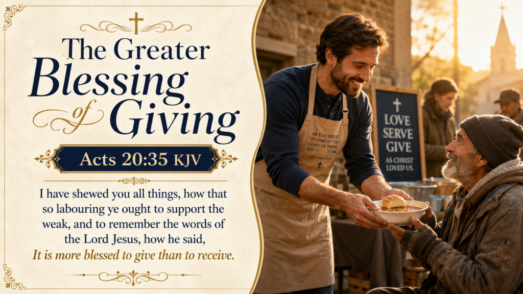 Daily Inspiration: The Greater Blessing Of Giving