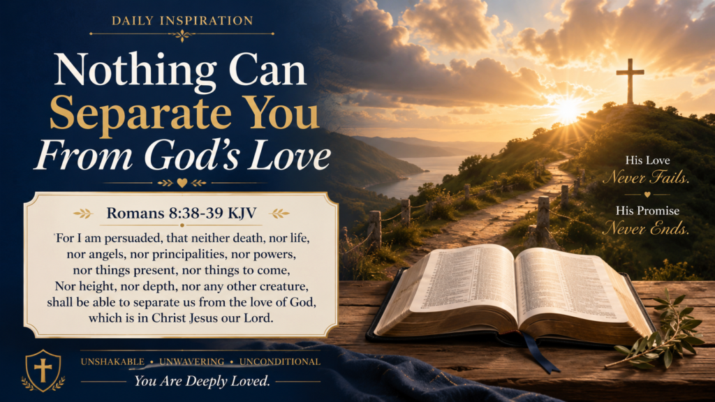 Daily Inspiration: Nothing Can Separate You From God’s Love