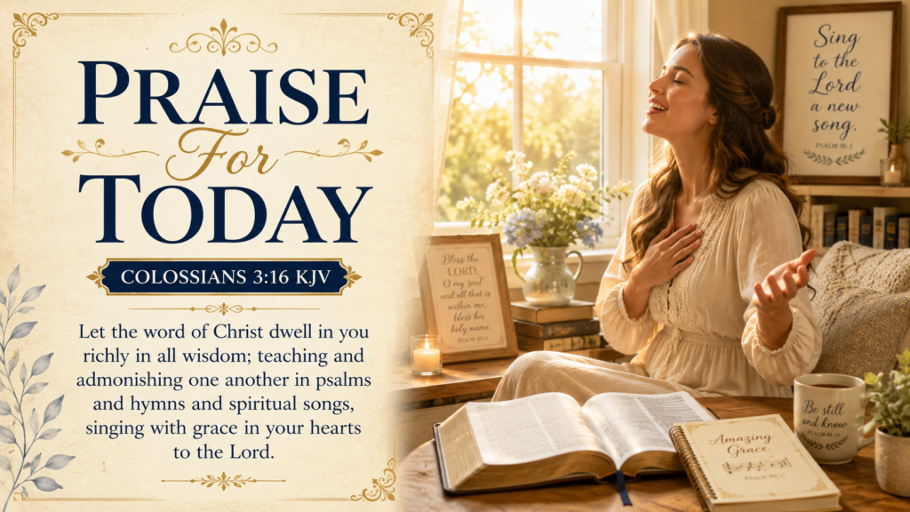 Daily Inspiration: Praise For Today