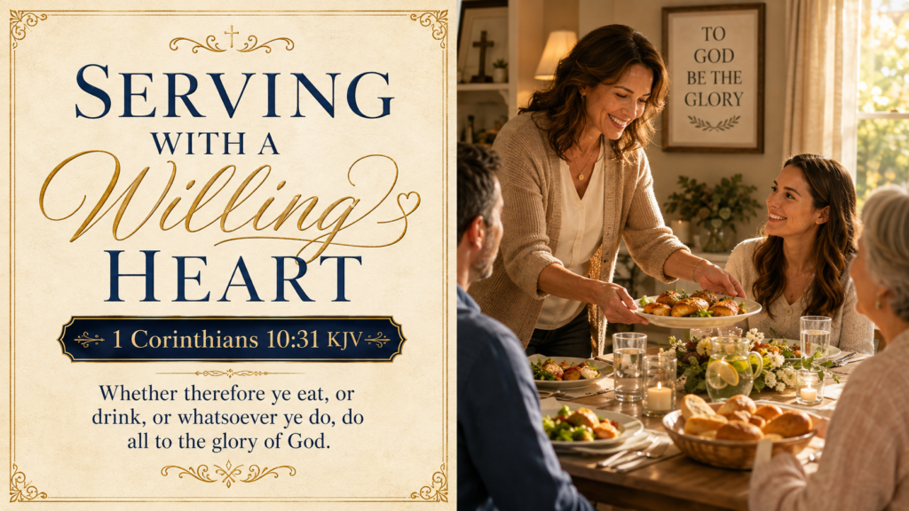 Daily Inspiration: Serving With A Willing Heart