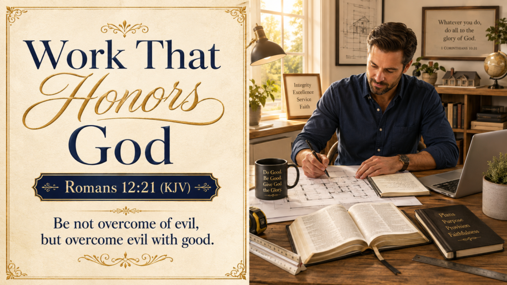 Daily Inspiration: Work That Honors God