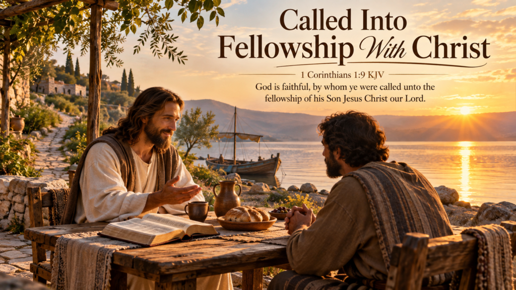 Daily Inspiration: Called Into Fellowship With Christ
