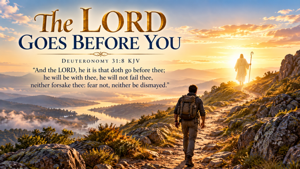 Daily Inspiration: The Lord Goes Before You