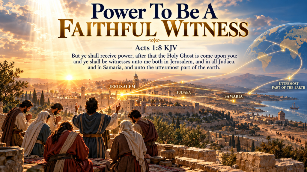 Daily Inspiration: Power To Be A Faithful Witness