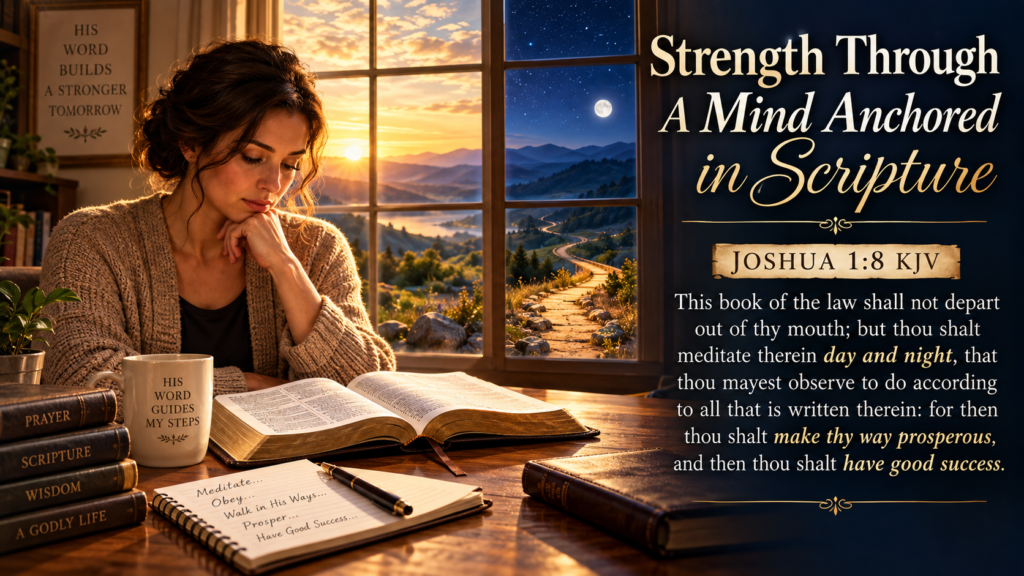 Daily Inspiration: Strength Through A Mind Anchored In Scripture