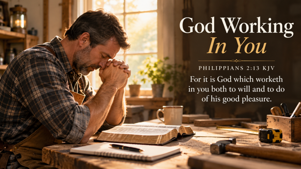 Daily Inspiration: God Working In You