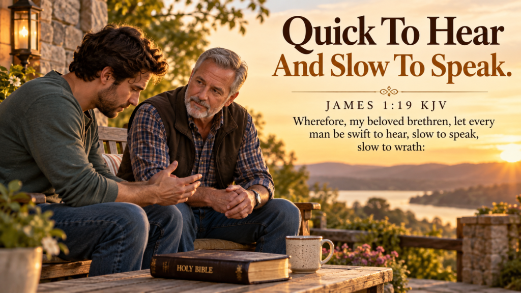 Daily Inspiration: Quick To Hear And Slow To Speak