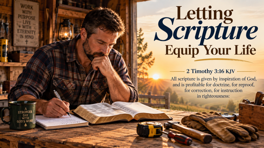 Daily Inspiration: Letting Scripture Equip Your Life