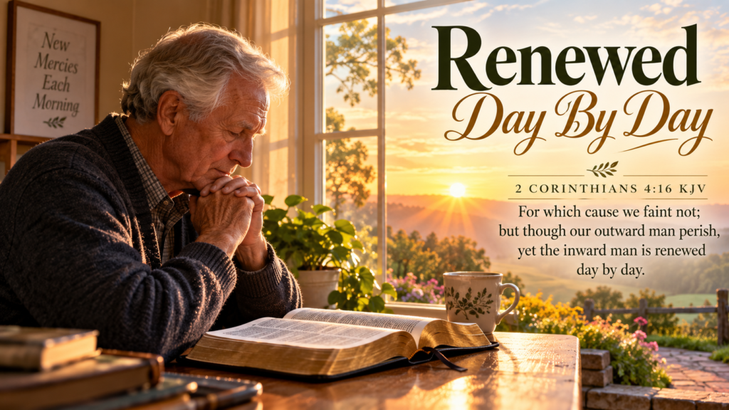 Daily Inspiration: Renewed Day By Day