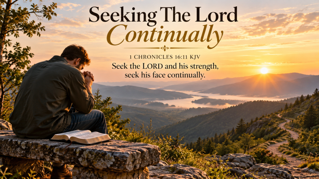 Daily Inspiration: Seeking The Lord Continually