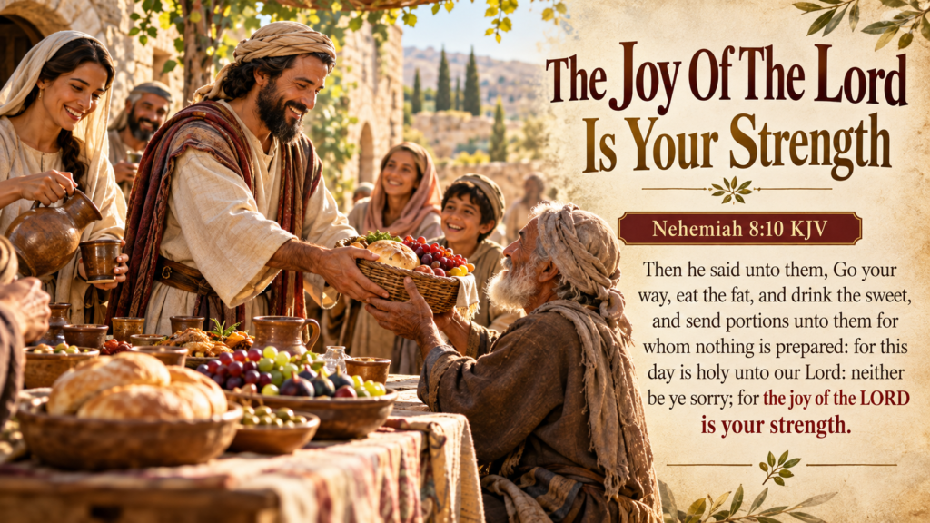 Daily Inspiration: The Joy Of The Lord Is Your Strength